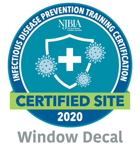 NJBIA Safe Decal