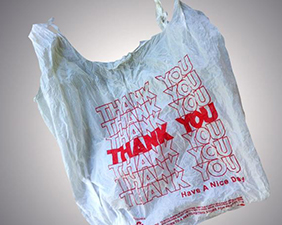 Plastic shopping bag