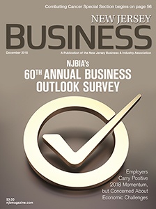 NJ Business Outlook Survey Magazine Cover