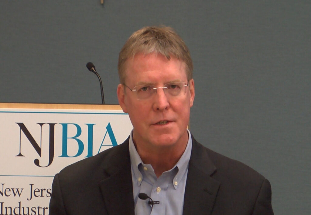 Joe Galvin, chief research officer for Vistage, during a webcast at NJBIA.