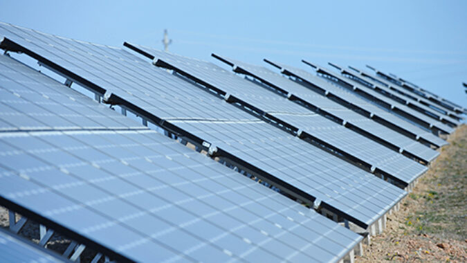 solar panels in brownfields