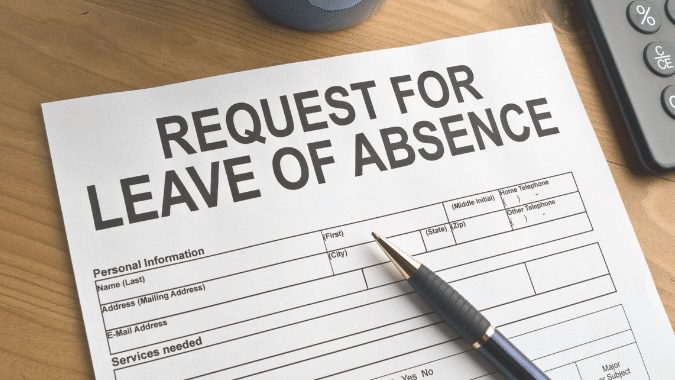 Request for Leave for Absence October 24 2024