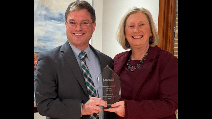 NJ Freelancer Advocate Kim Kavin Honored with I4AW’s Defender of Worker Freedom Award